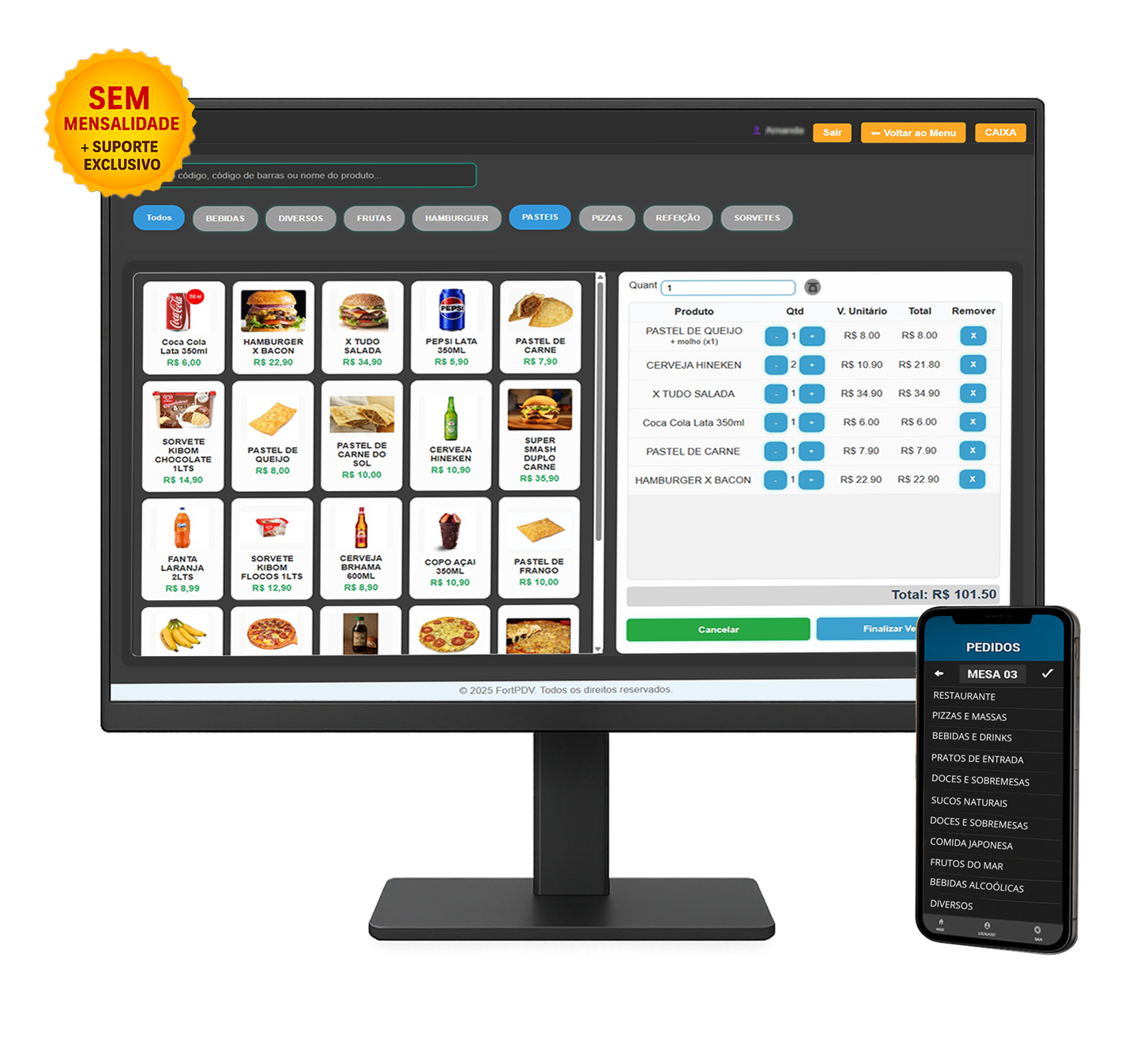 Sistema PDV NSW Sistemas